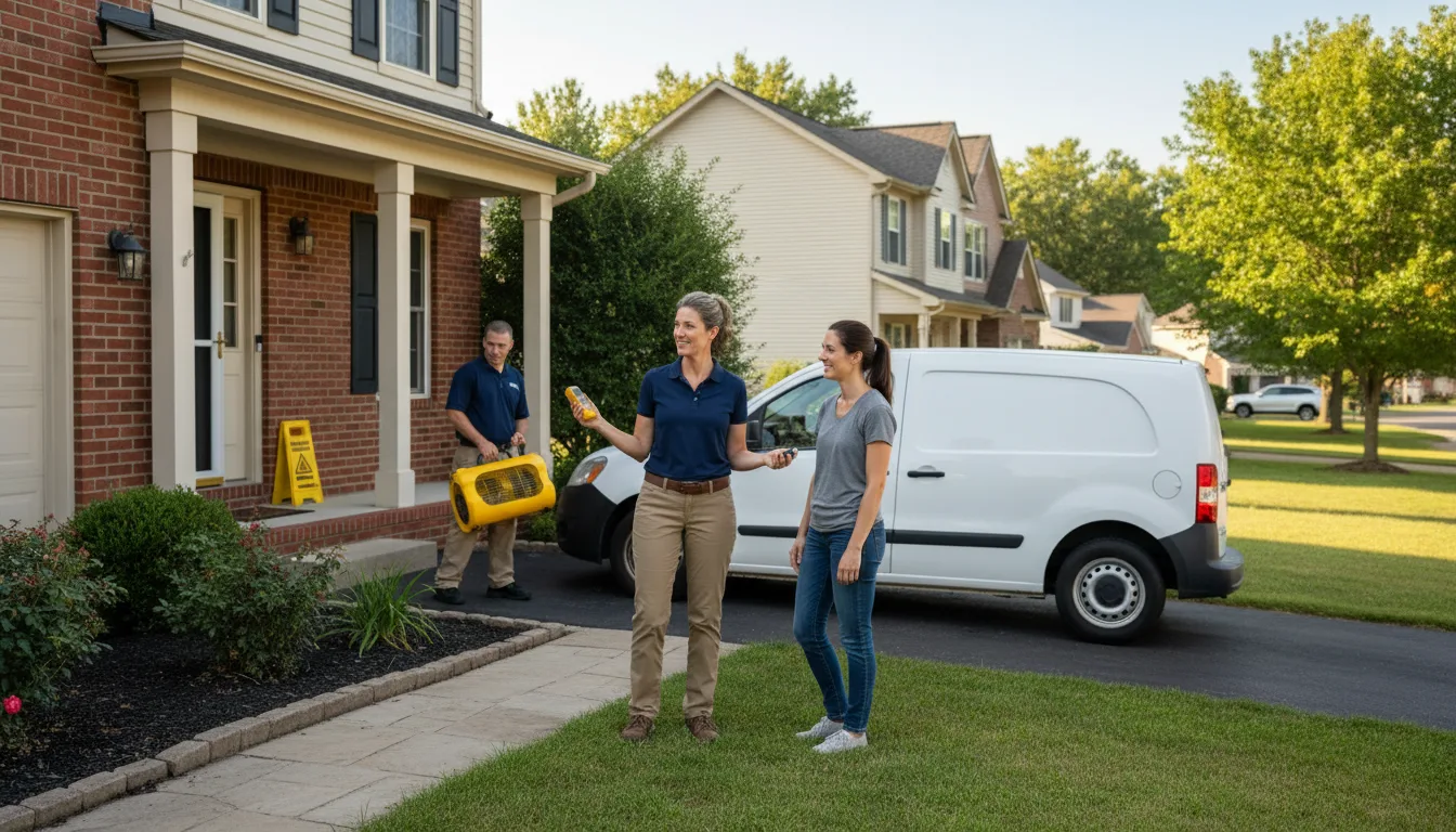 Residential water damage restoration in Dushore, PA